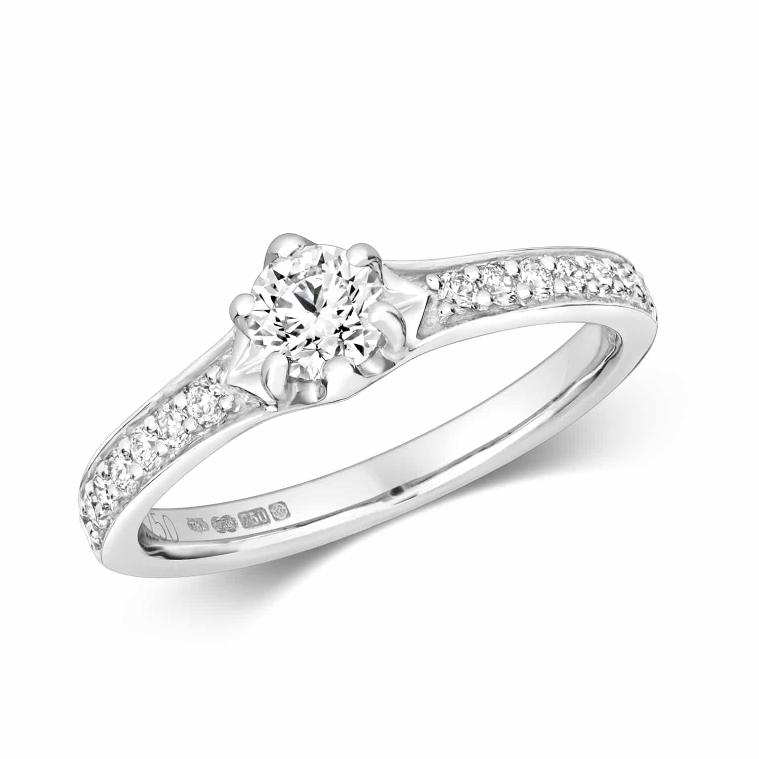 Solitaire Diamond Ring - Whitmore Jewellery